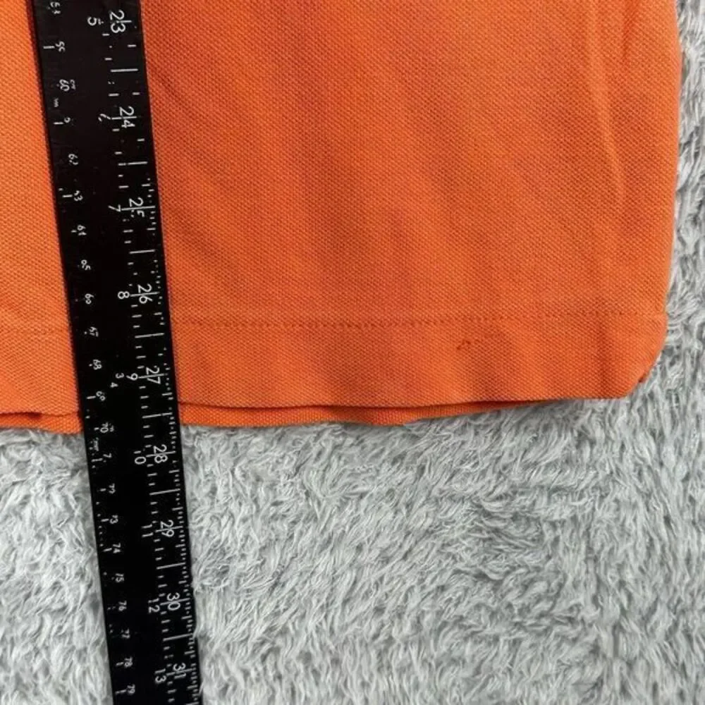 LACOSTE Mens Polo Shirt Size 7‎ 2XL Orange Cotton